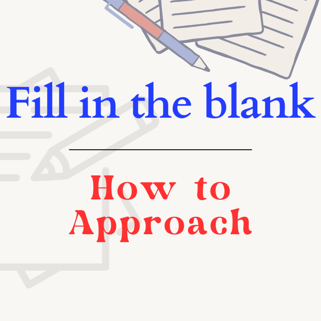 Fill in the Blanks PTE listening